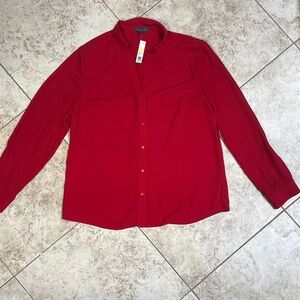 The Limited Red Women's Blouse